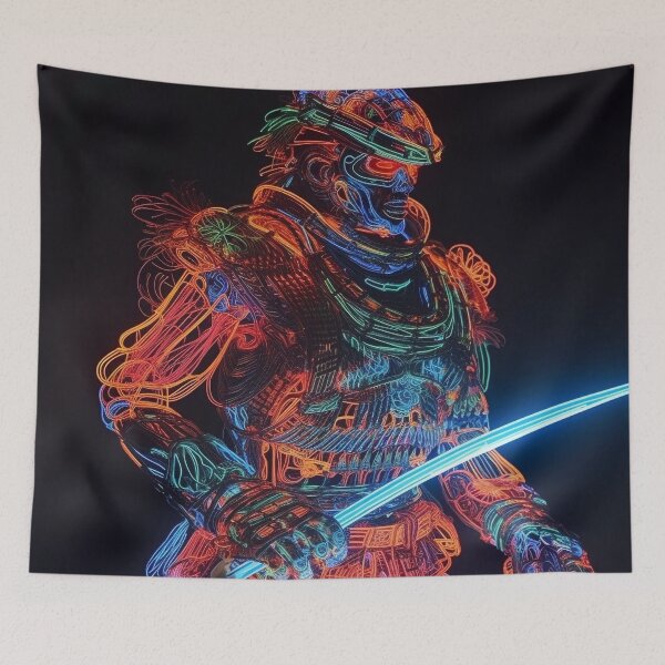 Item preview, Neon Samurai  designed and sold by DR Lit Huan.