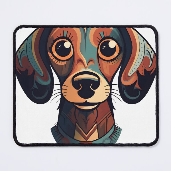 Item preview, Dachshund Tiki Mask "Lucy" designed and sold by TaoOfTiki.