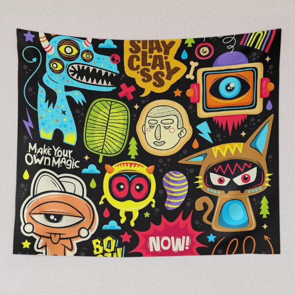 Item preview, Doodle Characters designed and sold by Vector Scout Lab.
