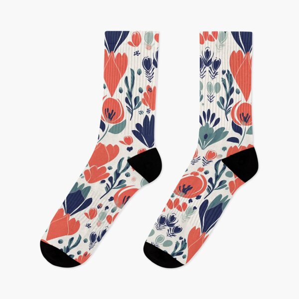 Item preview, Scandinavian Tulip flower - floral pattern designed and sold by ZolwPodroznik.