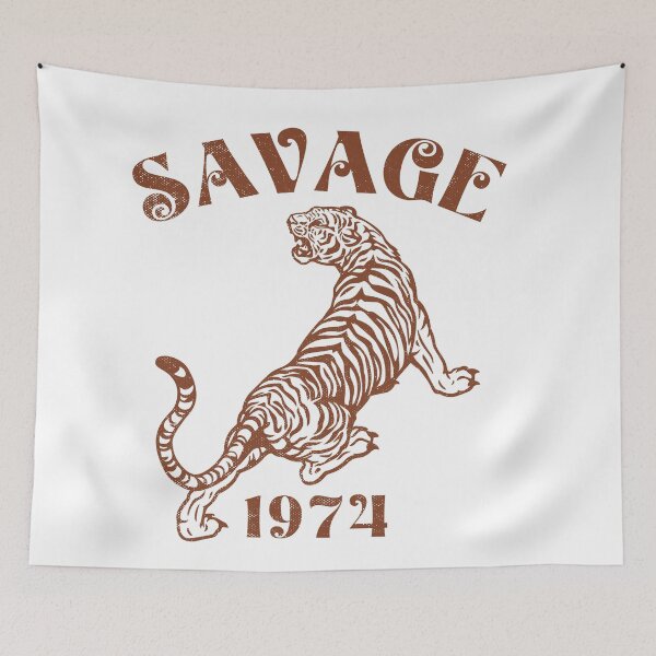 Item preview, Savage Tiger T-Shirts, Tiger Lover Gift, Tiger Face Sweatshirt, Animal Lover Gift, Tiger Shirt, Tiger Mascot Unisex Sweatshirt Tee designed and sold by TonySpencer.