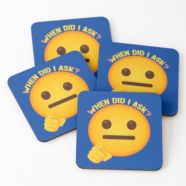 Item preview, WHEN DID I ASK Emoji designed and sold by plushism.