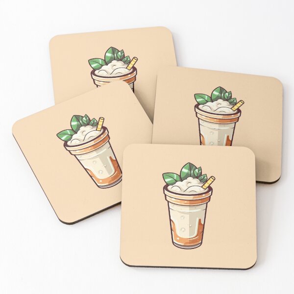 Item preview, Cute Caramel Mocha Frappe with Whipped Cream for Coffee Lovers designed and sold by Stickerchef.