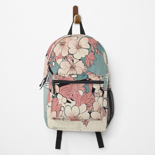 Item preview, ukiyo-e style design of cherry blossoms and clouds designed and sold by Izzypark13.
