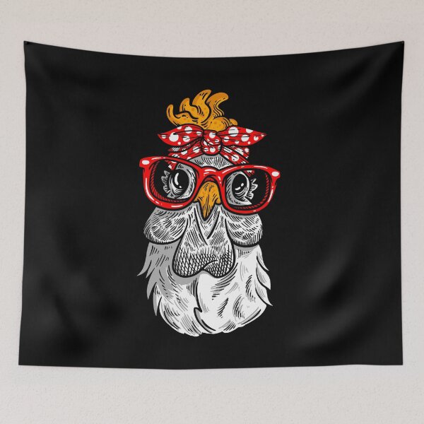 Item preview, Mother hen retro chicken design designed and sold by LuminOrb.