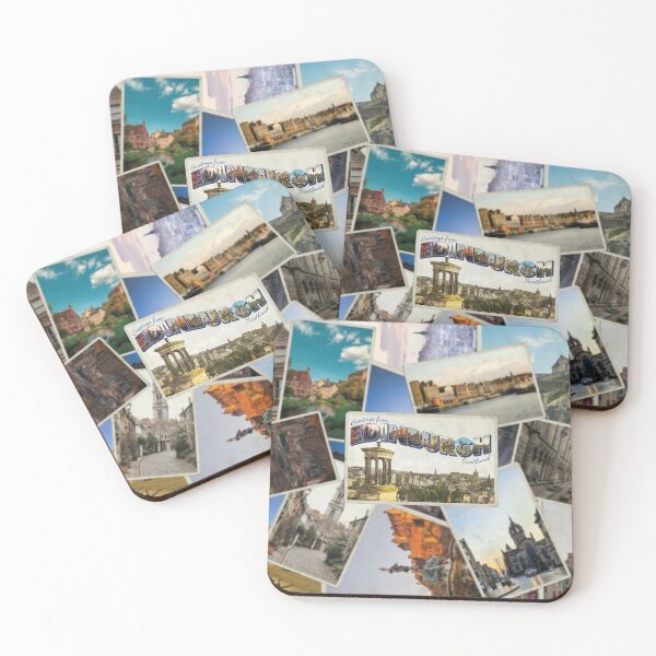 Item preview, Greetings from Edinburgh in Scotland vintage style retro souvenir designed and sold by DeveloperProp0.