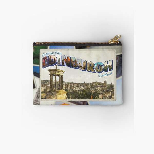 Item preview, Greetings from Edinburgh in Scotland vintage style retro souvenir designed and sold by DeveloperProp0.