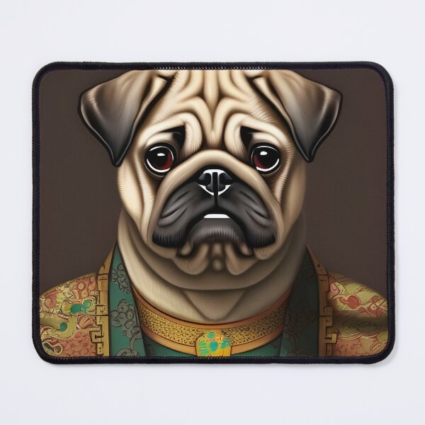 Item preview, Chinese Emperor Pug Portrait designed and sold by Ameiva-Apparel.