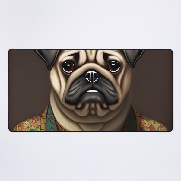 Item preview, Chinese Emperor Pug Portrait designed and sold by Ameiva-Apparel.