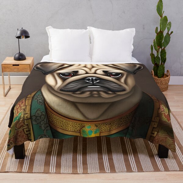 Item preview, Chinese Emperor Pug Portrait designed and sold by Ameiva-Apparel.