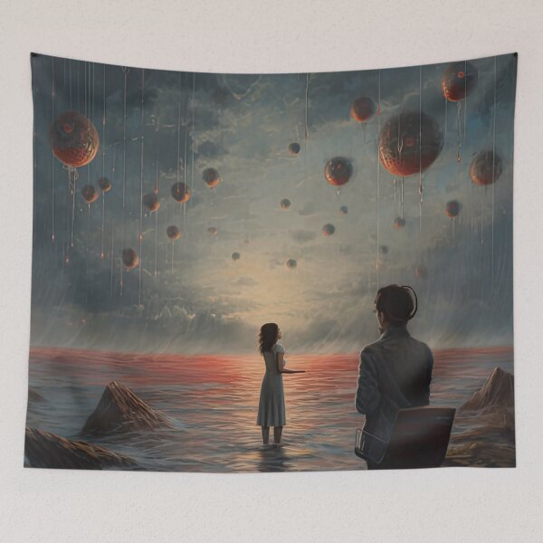 Item preview, Dreamlike World Surreal Art designed and sold by BoneArt.