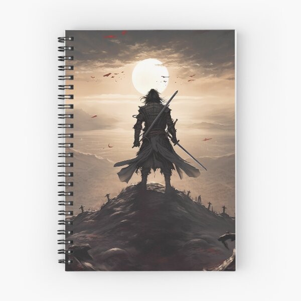 Item preview, Samurai Stands Atop a Barren Hill designed and sold by technowarrior2.