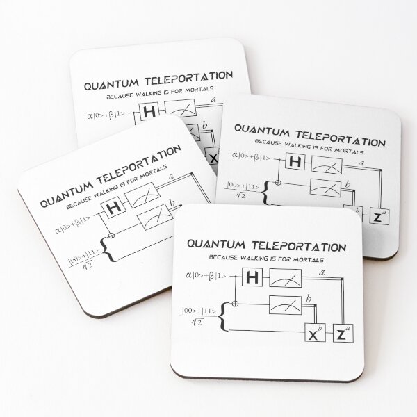 Item preview, Quantum teleportation: Because walking is for mortals. designed and sold by awpak.