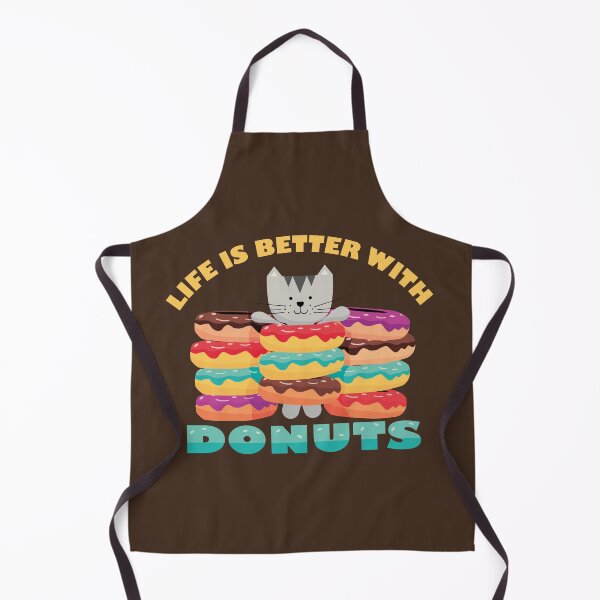Item preview, Cute cat with donuts designed and sold by cute-tees.