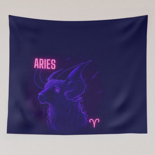 Item preview, Aesthetic Aries Zodiac Art Space Theme Astrology designed and sold by PenAndSword-.