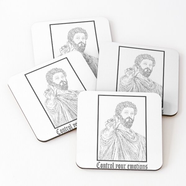 Item preview, sketch of Marcus Aurelius blqck and white design designed and sold by taherlee11.