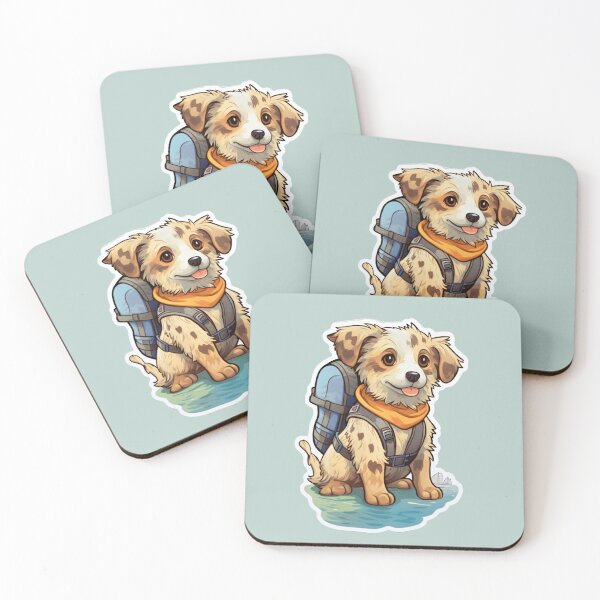 Item preview, "Adventurous Pet" Sticker Design - Playful Illustration for Travel-Loving Pet Owners designed and sold by Juuskus.