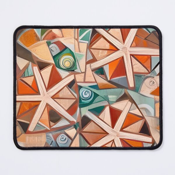 Item preview, Starfish and Shells Mosaic  designed and sold by Dana Roper.