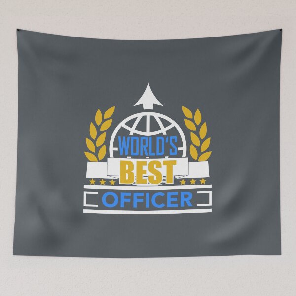 Item preview, World's Best Officer designed and sold by RavoNeo.