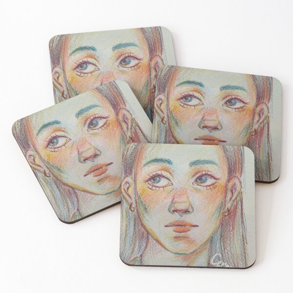 Item preview, Colorful girl portrait designed and sold by dimilionta.