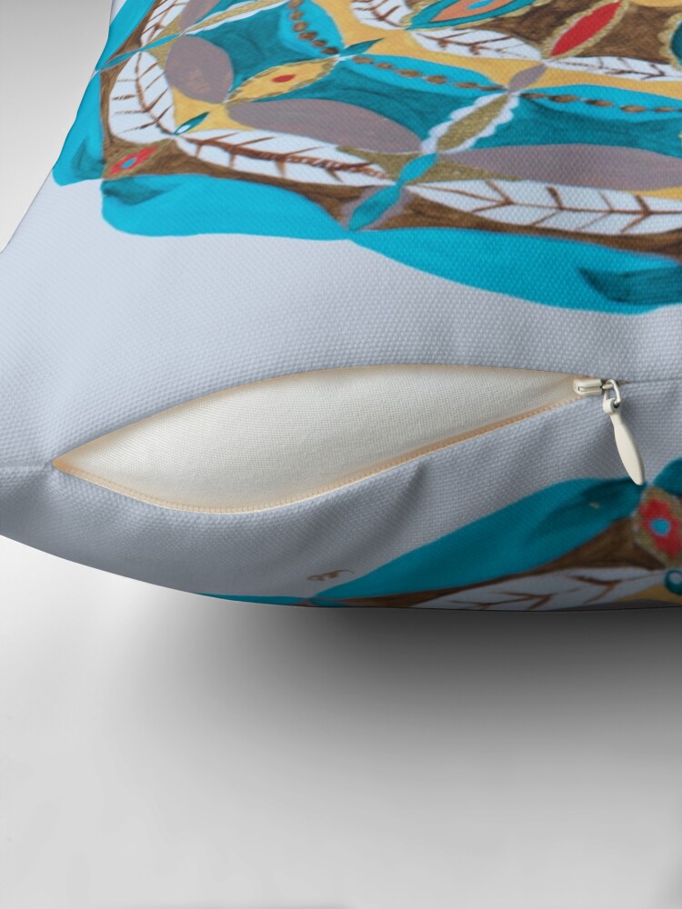 Thumbnail 2 of 4, Pillow, Riverbed designed and sold by opalartist.