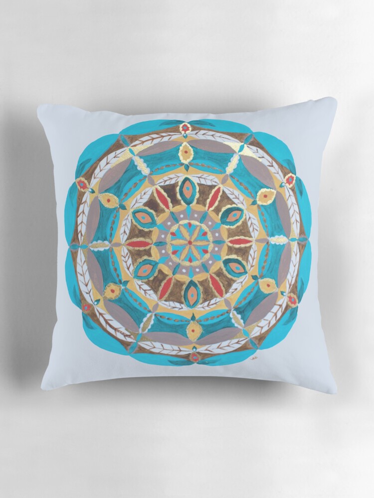 Thumbnail 3 of 4, Pillow, Riverbed designed and sold by opalartist.