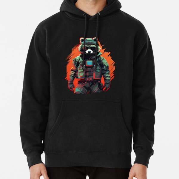 Rocket discount raccoon hoodie