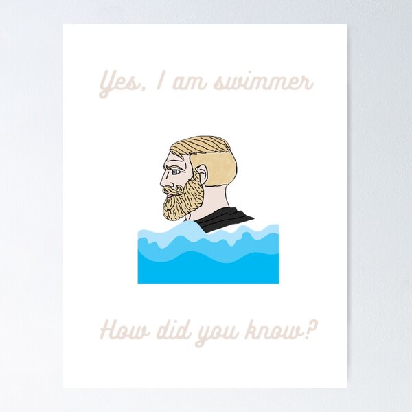 Yes Chad Meme posters & prints by Garyck Arntzen - Printler