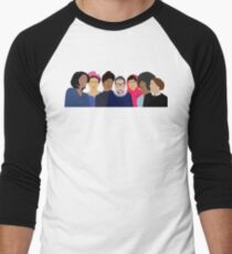 Feminist Girl Gang- Squad Goals Men's Baseball ¾ T-Shirt
