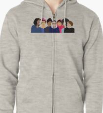 Feminist Girl Gang- Squad Goals Zipped Hoodie