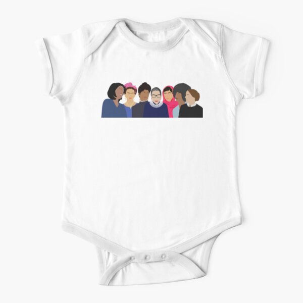 Feminist Girl Gang- Squad Goals Short Sleeve Baby One-Piece