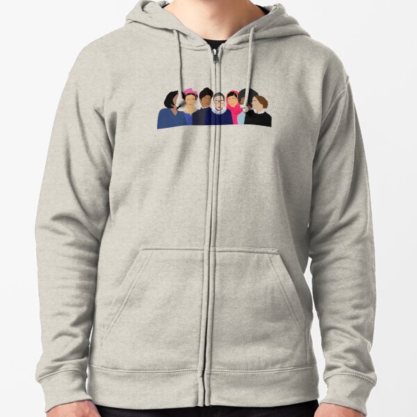 Feminist Girl Gang- Squad Goals Zipped Hoodie