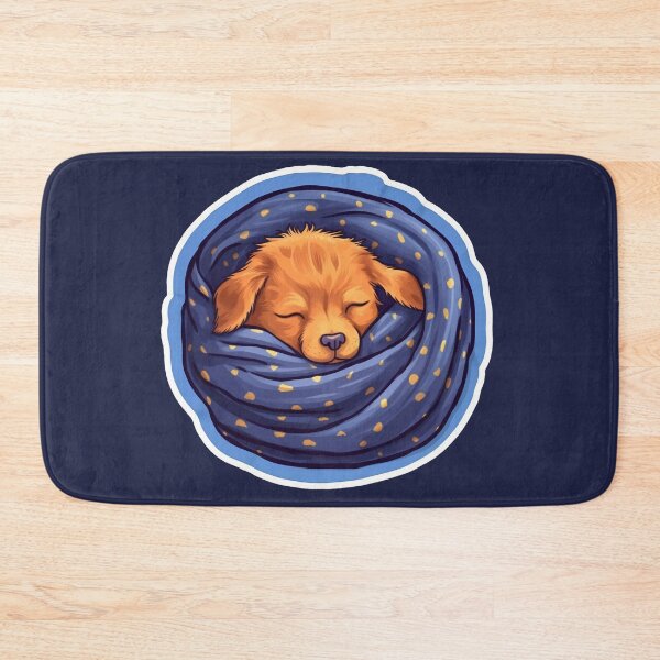 Item preview, "Nap Time" Sticker Design - Cozy Illustration for Cuddle-Loving Pet Owners designed and sold by Juuskus.