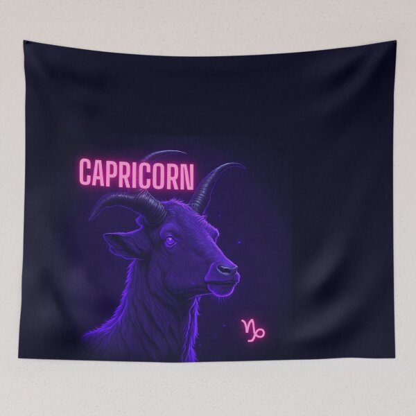 Item preview, Aesthetic Capricorn Zodiac Art Space Theme Astrology designed and sold by PenAndSword-.