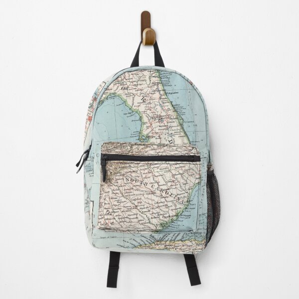 Item preview, Vintage Florida, Bahamas & Southeast US Map (1900) designed and sold by BravuraMedia.