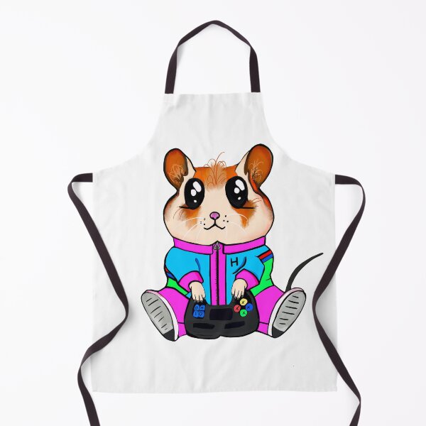 Item preview, Retro gaming hamster  designed and sold by KitCatCards.