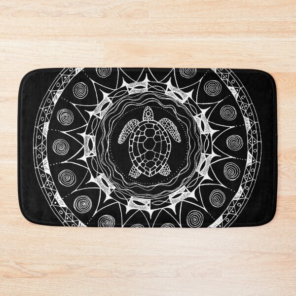 Item preview, Turtle Mandala White Ink designed and sold by heartsake.
