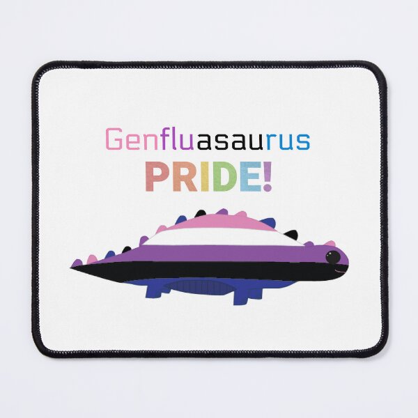 Item preview, Genfluasaurus Pride Gender Fluid Dino designed and sold by eliana01019.