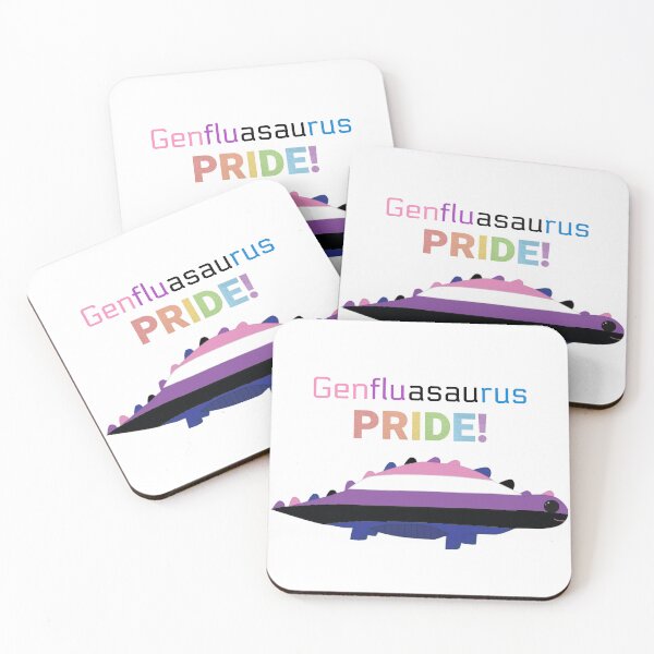 Item preview, Genfluasaurus Pride Gender Fluid Dino designed and sold by eliana01019.