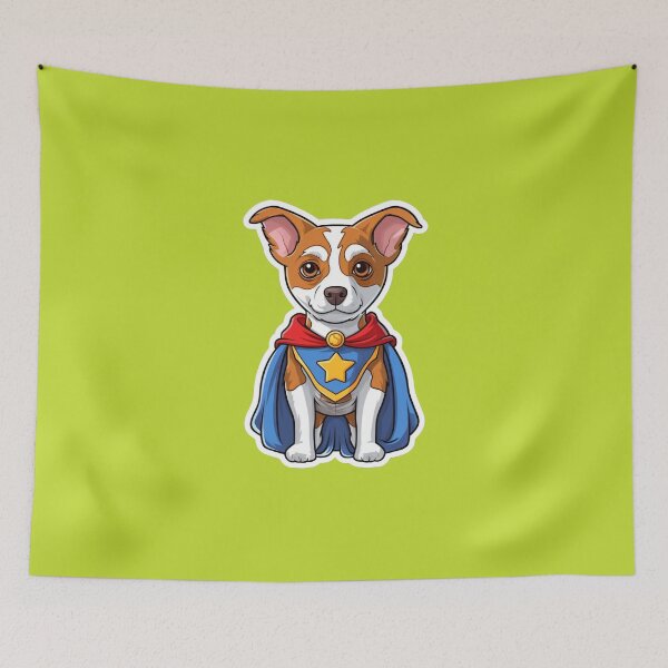 Item preview, "Super-Pet" Sticker Design - Comic Book-Style Illustration for Heroic Pet Owners designed and sold by Juuskus.