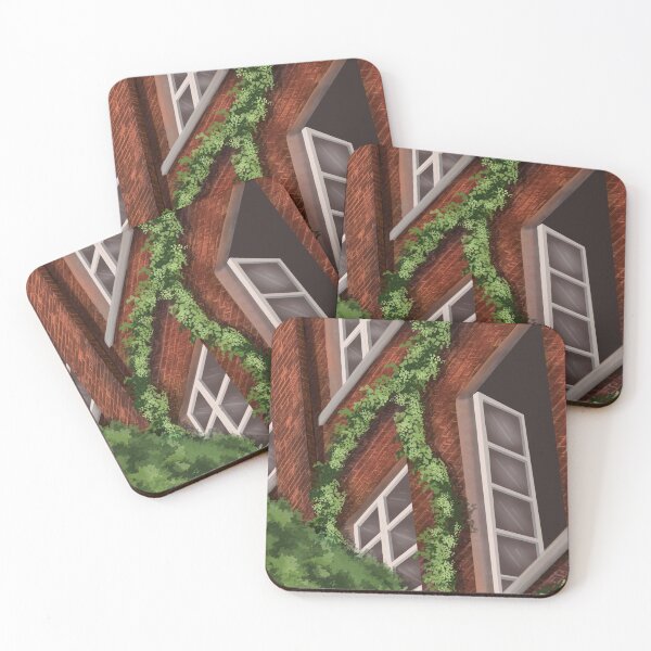 Item preview, Brick Wall with Vines designed and sold by EurynomeArt.