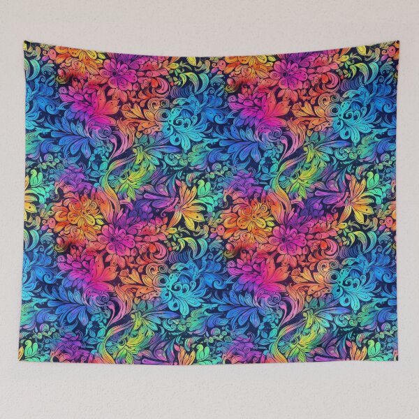 Item preview, Rainbow flowers designed and sold by BloodRubyz.