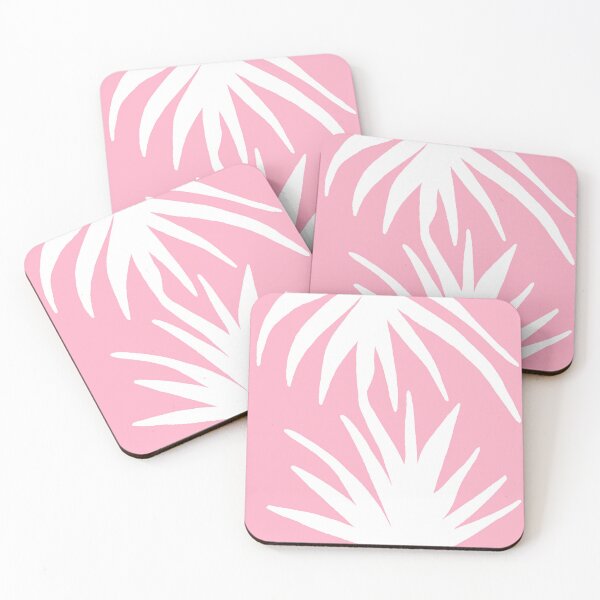 Item preview, Tropical vibes white pink designed and sold by InspiringLines.
