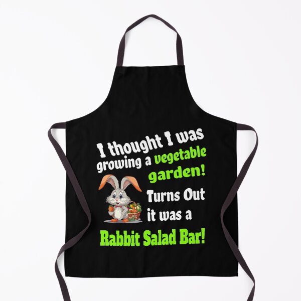 Item preview, Humorous, funny, gardening meme design of a rabbit stealing from a vegetable garden designed and sold by Image-Caption.