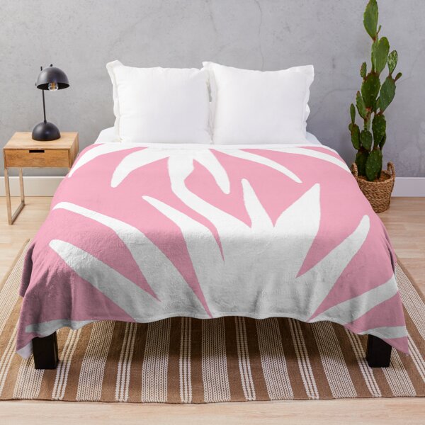 Item preview, Tropical vibes white pink designed and sold by InspiringLines.
