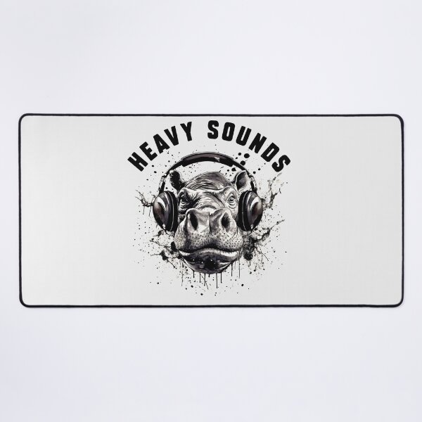 Item preview, Hippopotamus Heavy Sound Dj. Djs gifts. designed and sold by paulo silveira.
