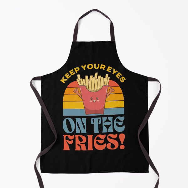 Aperçu de l'œuvre Gardez vos yeux sur les frites créée et vendue par sunburstdesigns.