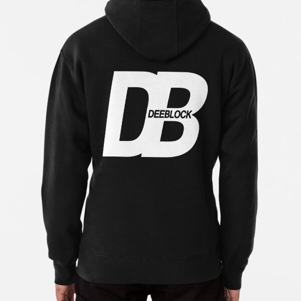 Unisex BB Logo Pullover Hoodie - Black