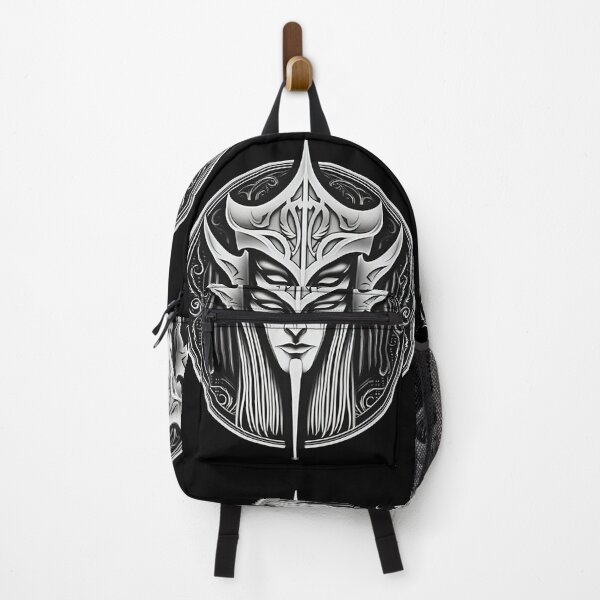 Item preview, "Dark Elven Elegance" Sticker Design - Striking Illustration for Dark Elf Enthusiasts designed and sold by Juuskus.