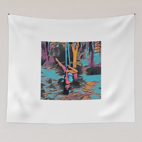 Item preview, Aerial Silks Falling Spear Portrait designed and sold by WinnieMae44.